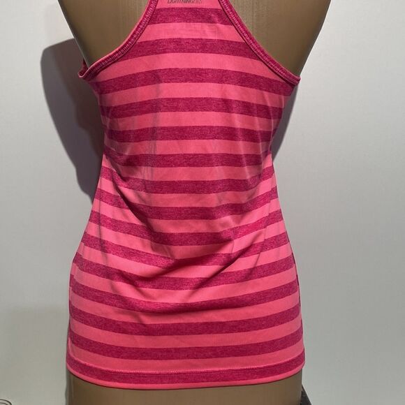 New Balance Women's Pink Lightningory Stripe Racerback Tank Top Size Small - Picture 5 of 9